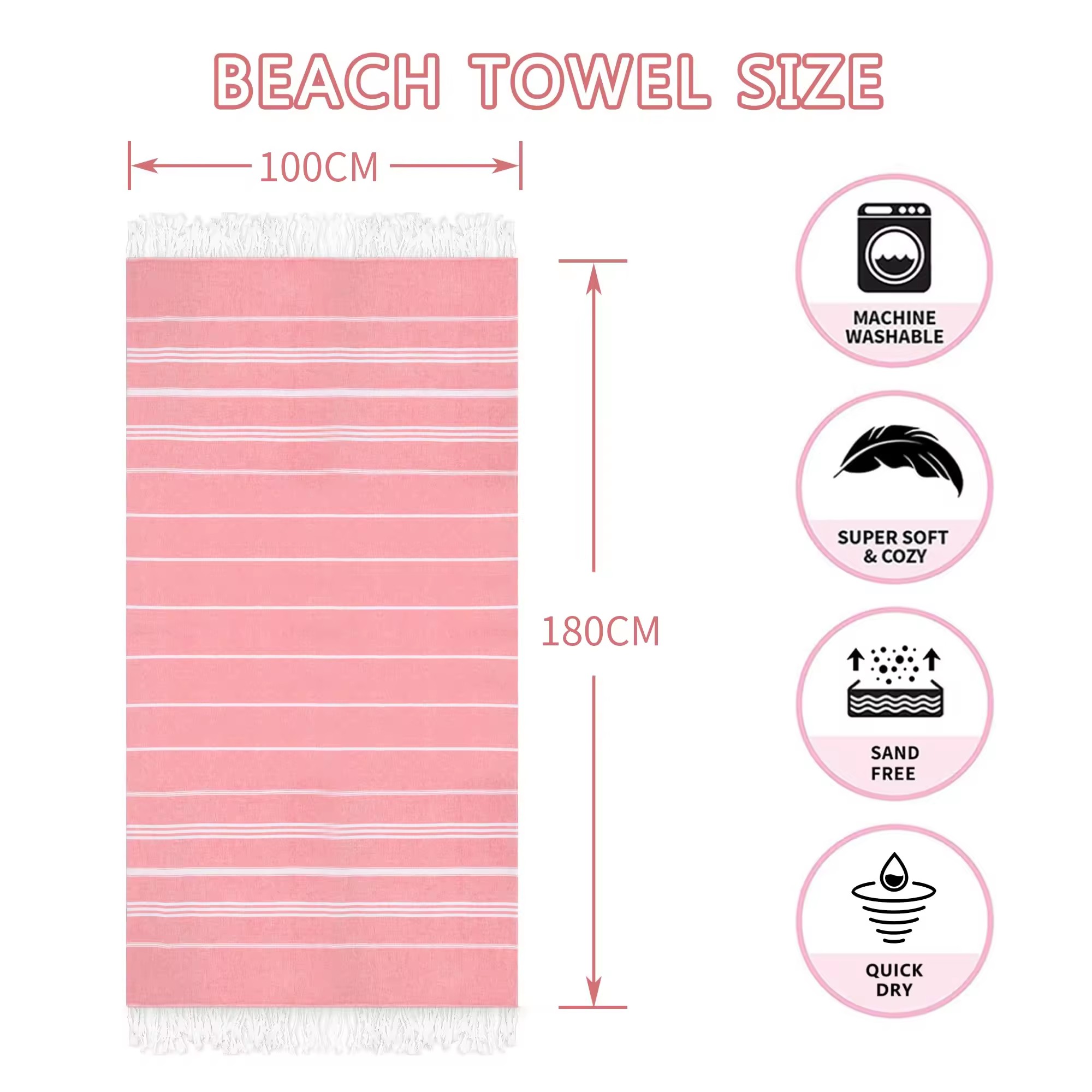 cotton turkish beach towel (6)