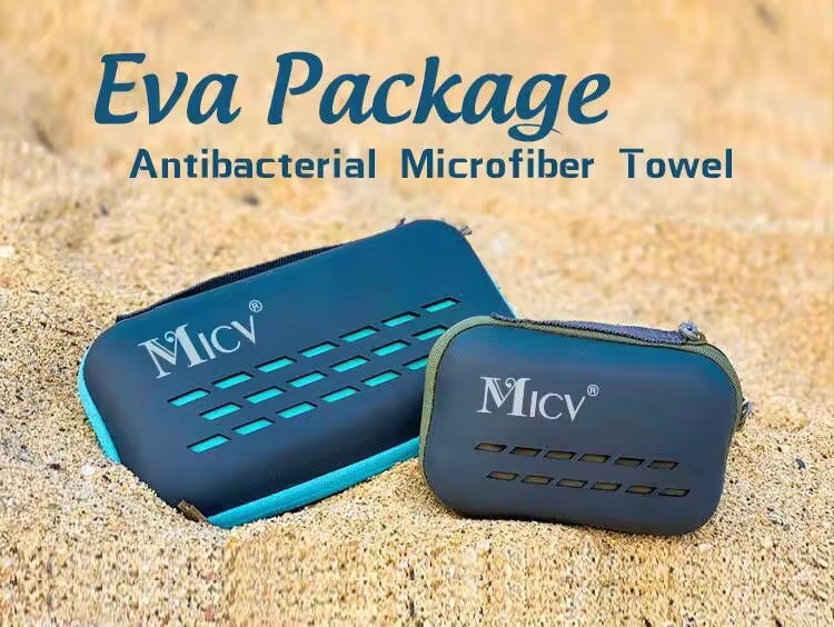 eva packaged microfiber sport towel