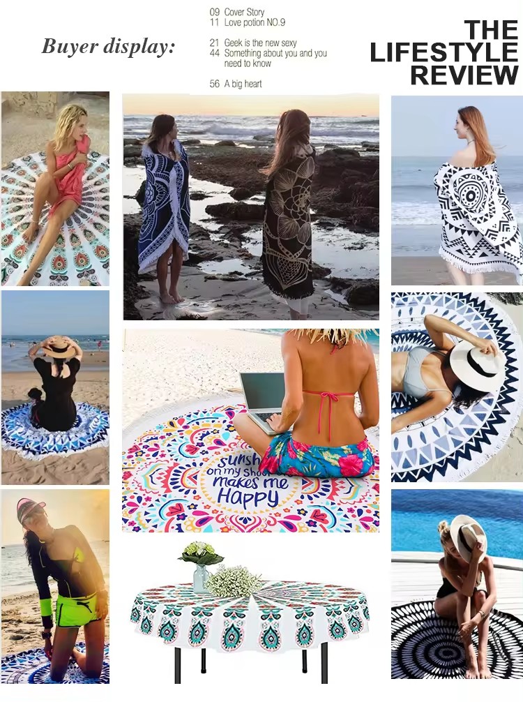 round beach towel7