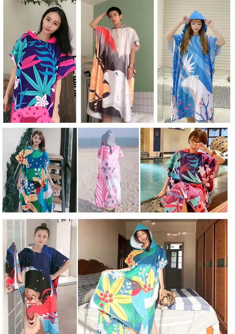 printed changing robe poncho (6)