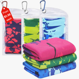 colorful cooling towel