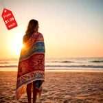 Rpet printed beach towel