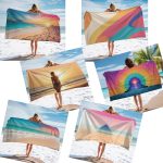 quick dry recycled beach towel